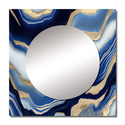 Denylah - Modern Square Mirror Wall Decor For Bedroom