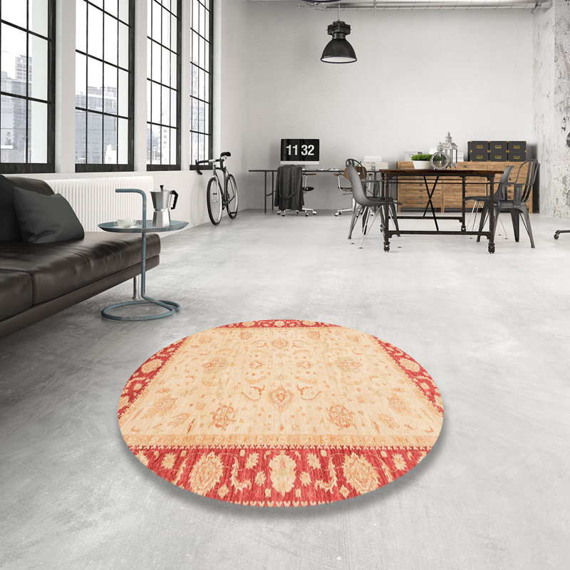 Tapis abstrait moderne 4052, Rond 8 pi
