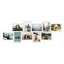 Cadre 10 photos minimaliste à collage, galerie murale décalée irrégulière pour photos 4 x 6