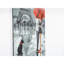 Art mural gris 47 po x 19 po - Toile peinte à la main pour Fall Grace Calmness