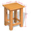 Table de bout en bois massif et manufacturé Aberdeenshire-1962008515