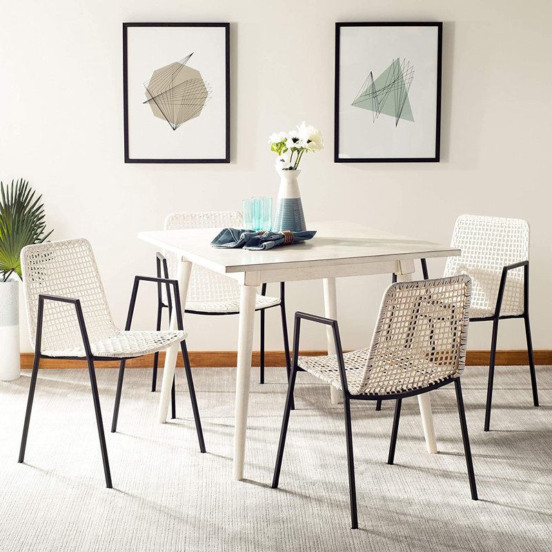 Fauteuil blanc Moline