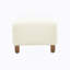 Repose-pieds confortable, blanc