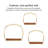 Fraser Semi Circle-Shaped Solid Wood & Iron Wall Accent Shelves