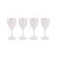 Black Check Acrylic Wine Goblets-123305762