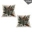 Ensemble de 2 housses de coussin Ambesonne Monstera vert sauge vert fauve-99019736-99019737