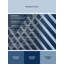 Tapis moderne et contemporain oscar à panneaux solaires lavable à la machine en bleu - Reliure bleu ciel-426069600