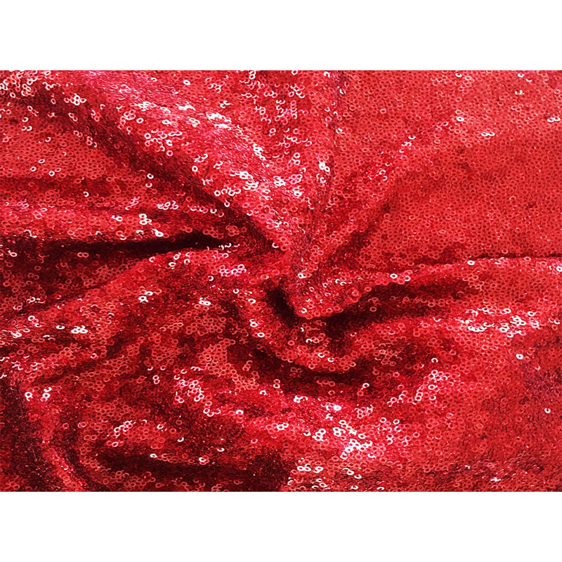 Danielburnham Sequin Table Topper, Red