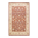 Classic One-of-a-Kind 4' 2" X 6' 5" Hand Knotted Area Rug