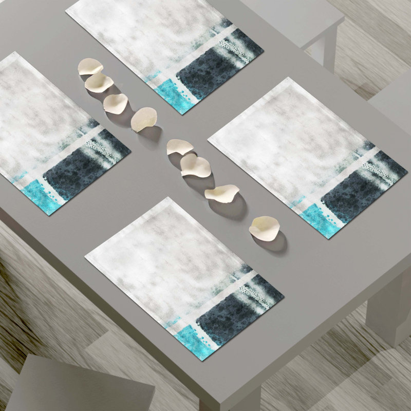 Napperon abstrait en polyester