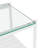 Coffee Table And End Tables Set Of 3, Tempered Glass Table With MDF Layer, Modern Tables For Living Room , Transparent Glass-939991699-939991692