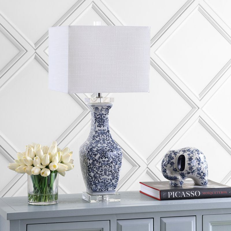 Chewelah 28" Ceramic/Crystal LED Table Lamp