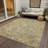 Aveline Gold Washable Indoor-Outdoor Rug - -1049034696