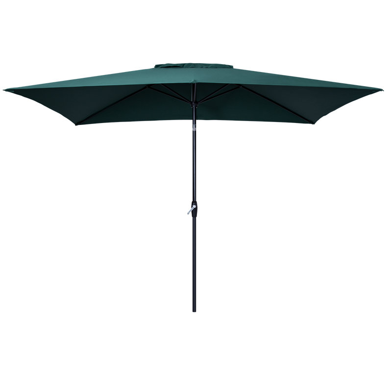 Shinetta 6,5 x 10 pi Parasol carré, Vert