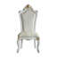 Chaise d'appoint capitonnée en tissu