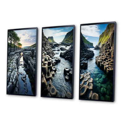 " Ireland The Burren Clif " 3 - Pieces