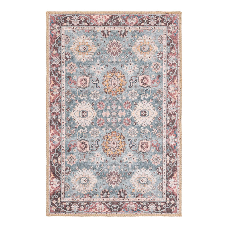 Lulabelle Performance Chenille Floral Indoor Rug, Rectangle 2' x 3'1"