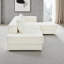Ensemble de canapé modulaire en L CloudComfort - Canapé modulaire réversible en chenille avec coussins double couche, canapé d'angle de 113 po pour espaces de vie principaux-1371338995