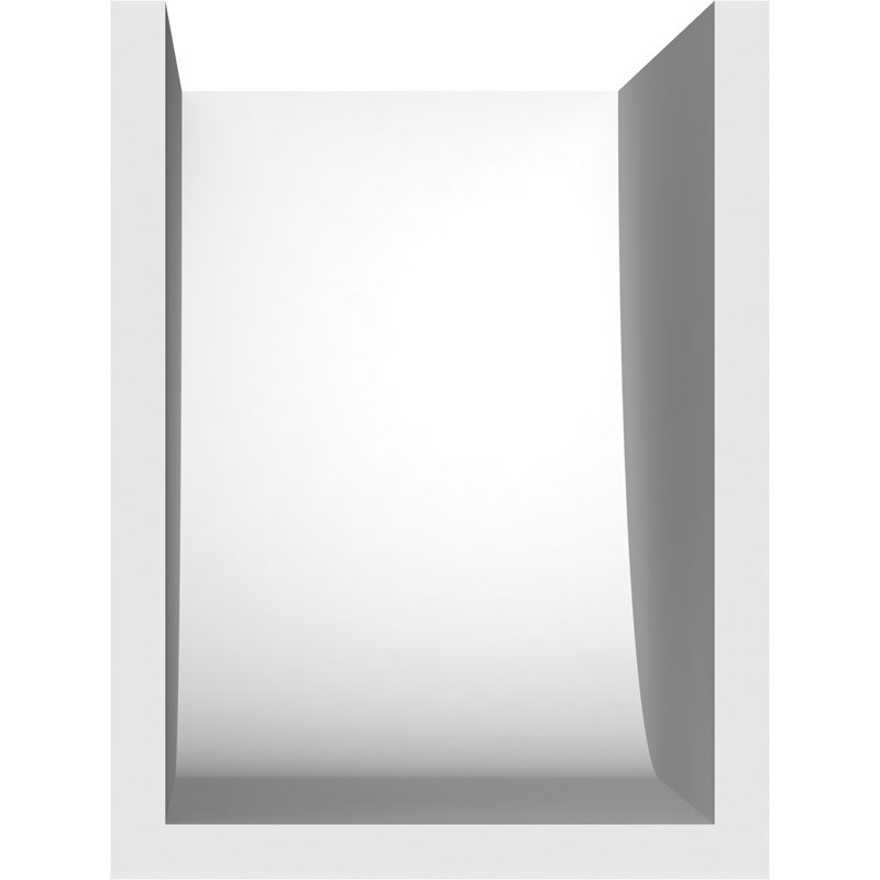 6"W x 8"H x 16"L Standard Durham Architectural Grade PVC Rafter Tail, 8"H x 6"W x 16"D