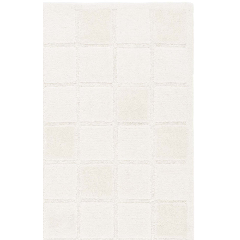 Mykonos 410 Hand Tufted Wool Pile Geometric Rug, Rectangle 4' x 6'