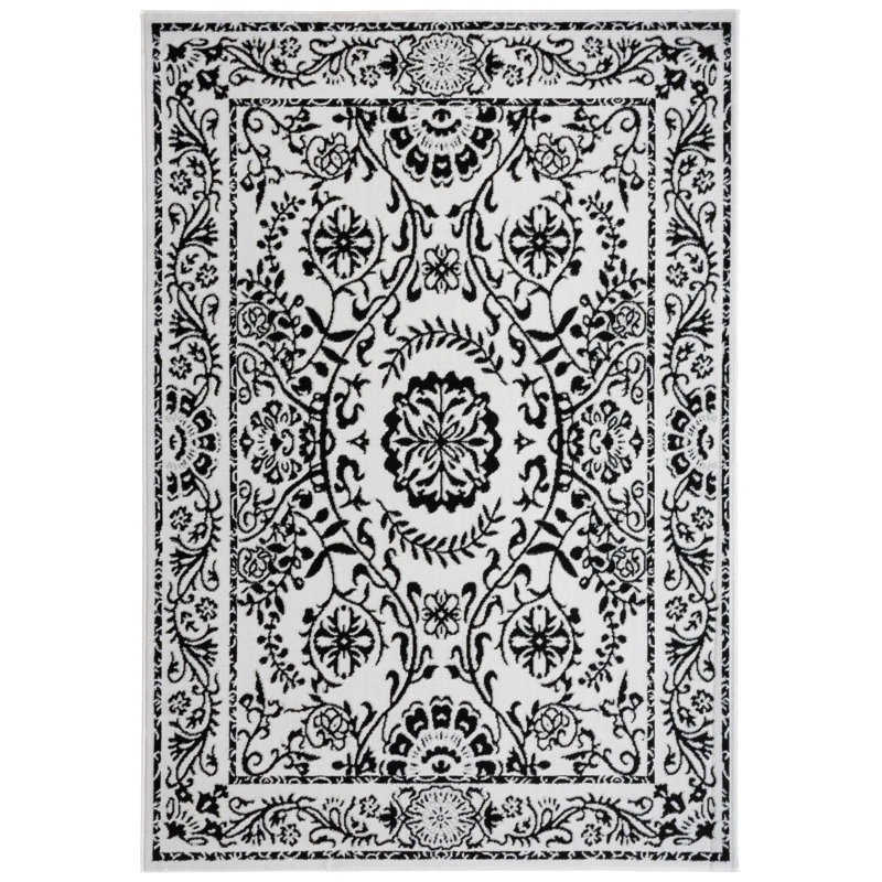 Clinetta Floral Indoor Rug, Rectangle 9'5" x 12'8"