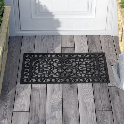 Krehbiel Non-Slip Outdoor Doormat