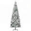 Arbre de Noël pin clair enneigé 9 pi avec branches réalistes et 1084 pointes pour un décor festif