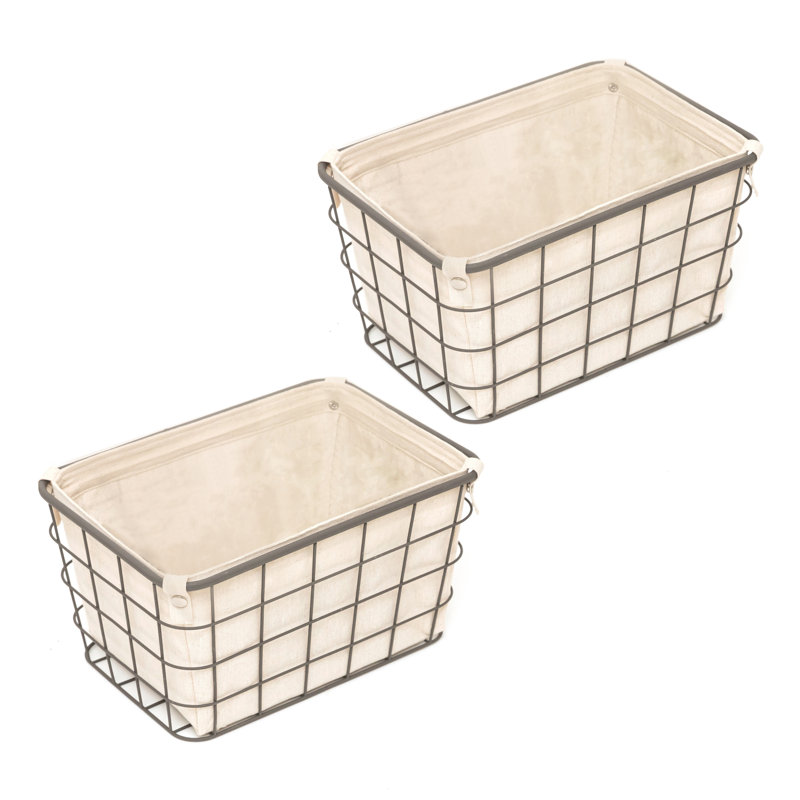 Panier en métal, H 8 po x l 14,5 po x P 10 po