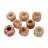 Himalayan Salt Tealight Holders - Set of 8 - Pink