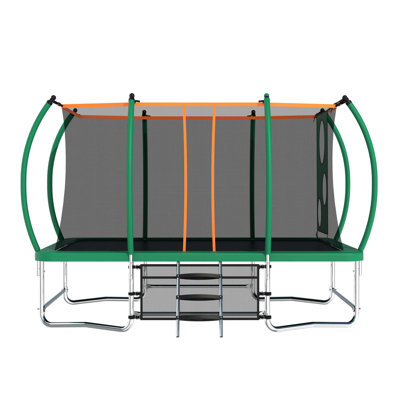 Versatile Outdoor Trampoline for Kids and Adults with Enhanced Safety Features