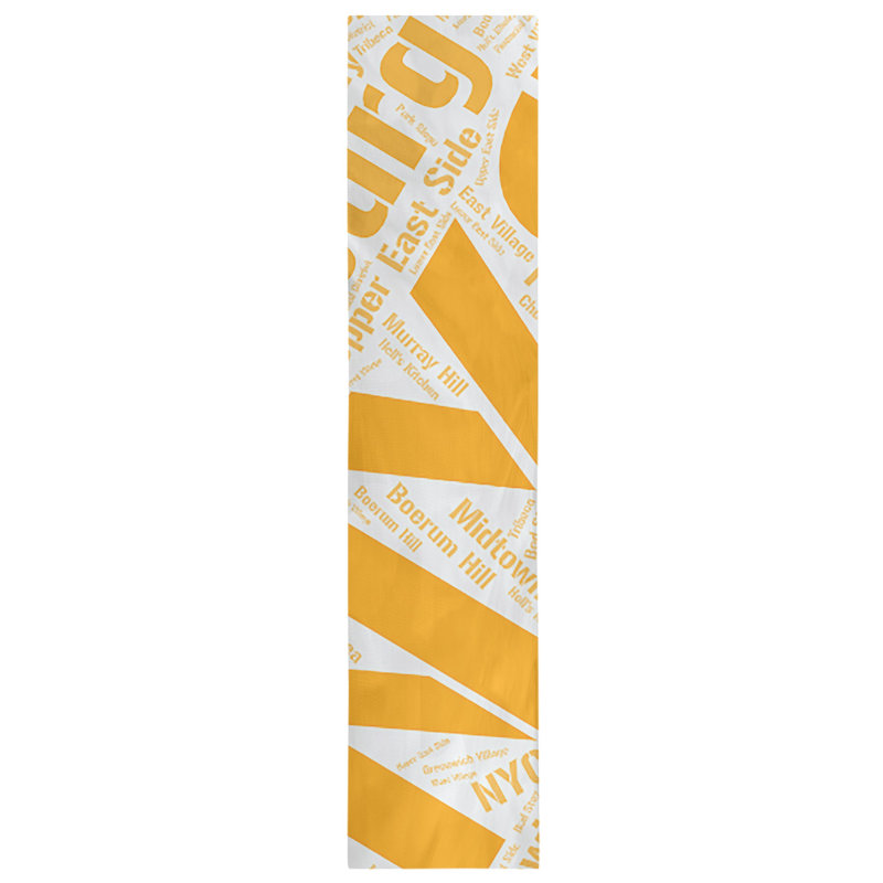 Chemin de table, 72 po x 16 po, Orange, New York