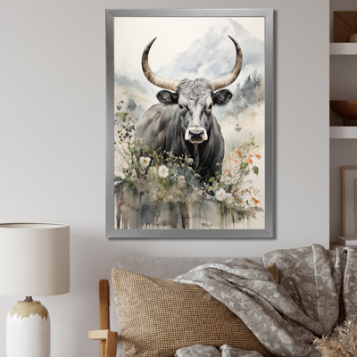 Bianaca, art asiatique, vache Sumi III