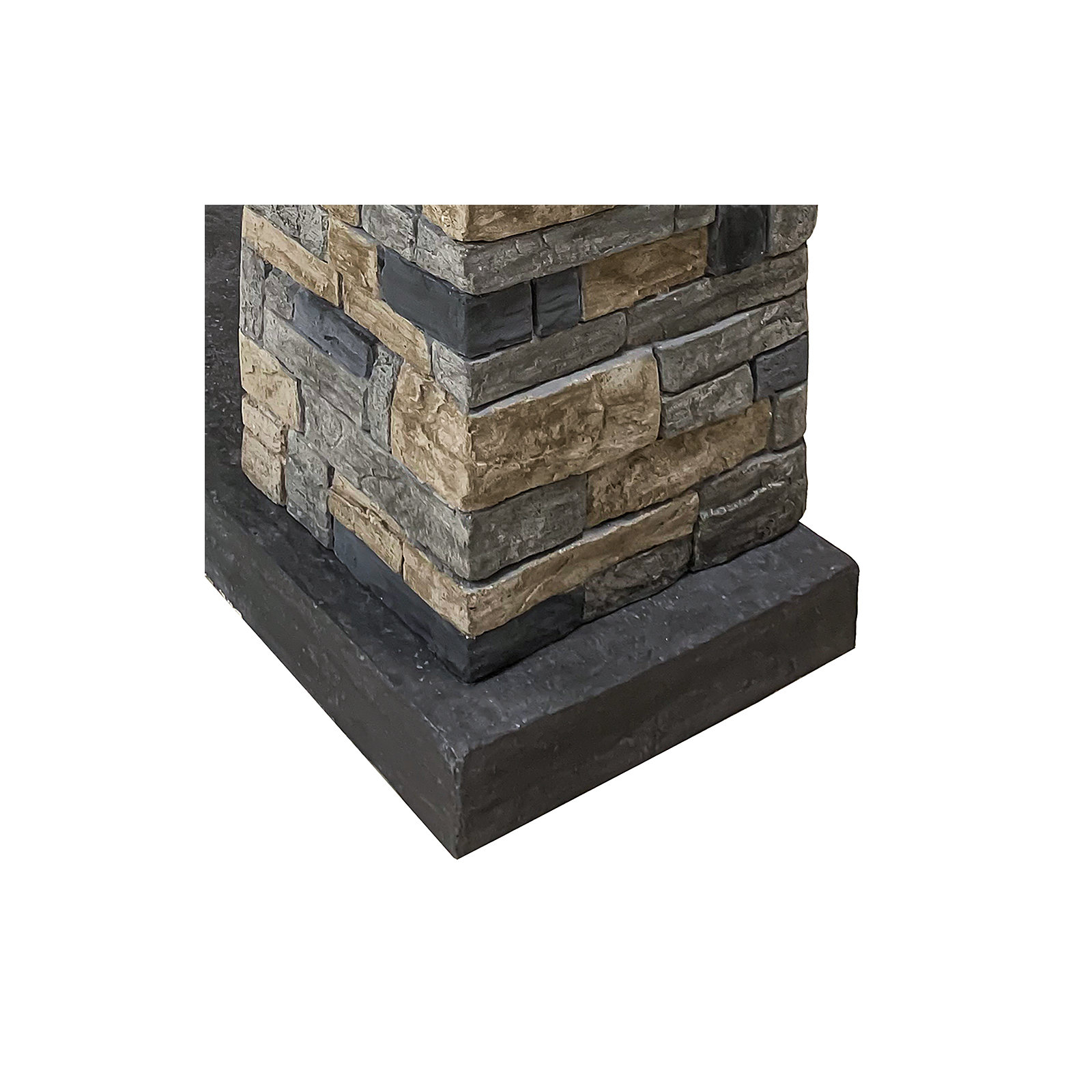 Country Living Dixson Faux Stone Brick Mantel