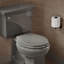 Siège de toilette Cachet à devant arrondi avec couvercle et siège à fermeture silencieuse-3674548-85950062