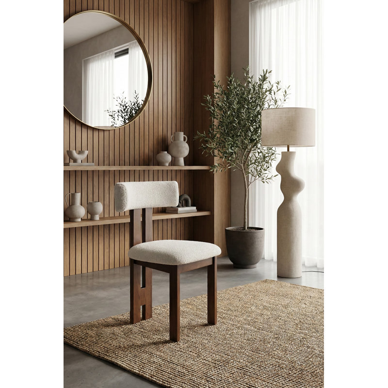 Chaise Ceremonie, 1, Blanc peluche