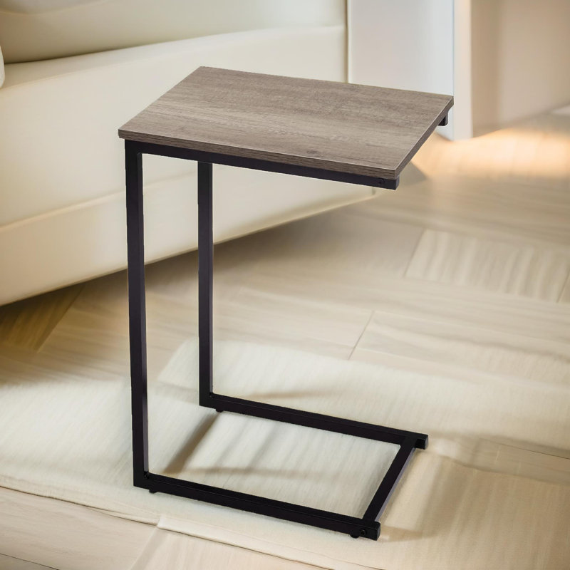 Carlann C Shaped Frame End Table