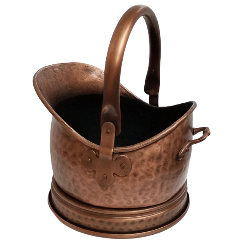 Indie Steel Log Carrier, 22cm H x 32cm W x 23cm D