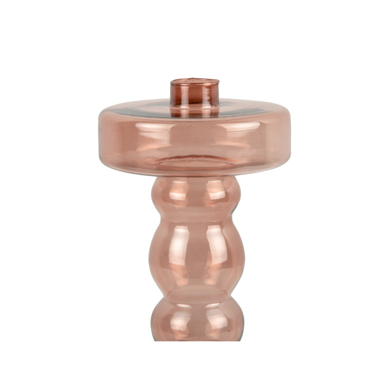 Glass Tabletop Candelabra