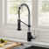 KRAUS Bolden Commercial Style 2-Function Single Handle Pull Down Kitchen Faucet