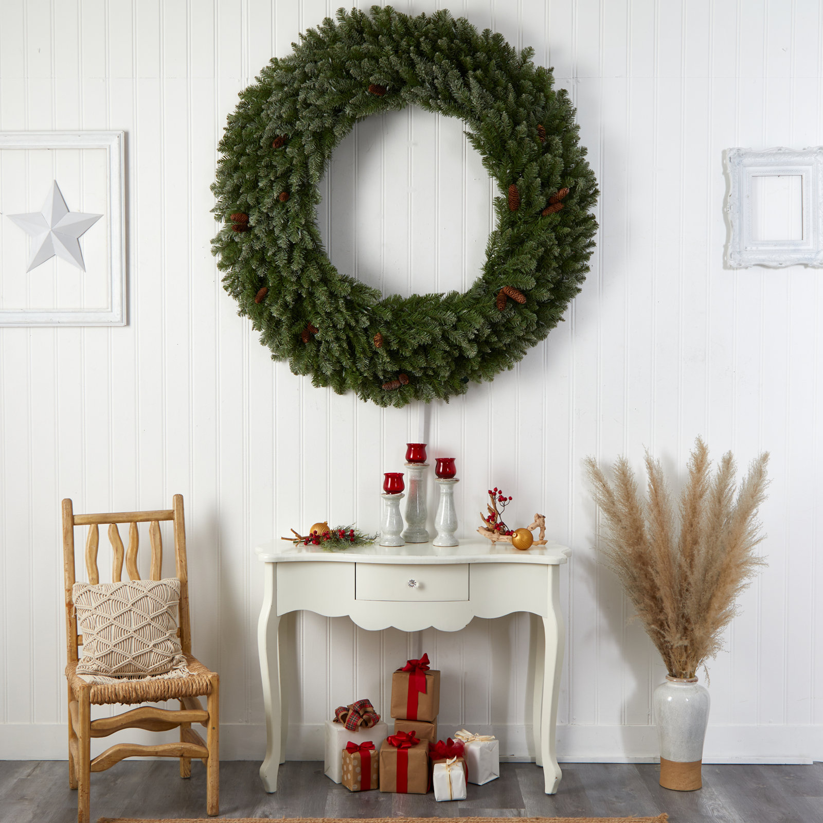 60'' Lighted Wreath