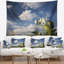 Tapisserie de fleurs en polyester avec accessoires suspendus inclus-28490729