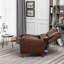 Arm Push Recliner PU Armchair