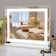 Prestano Rectangle LED Metal Mirror