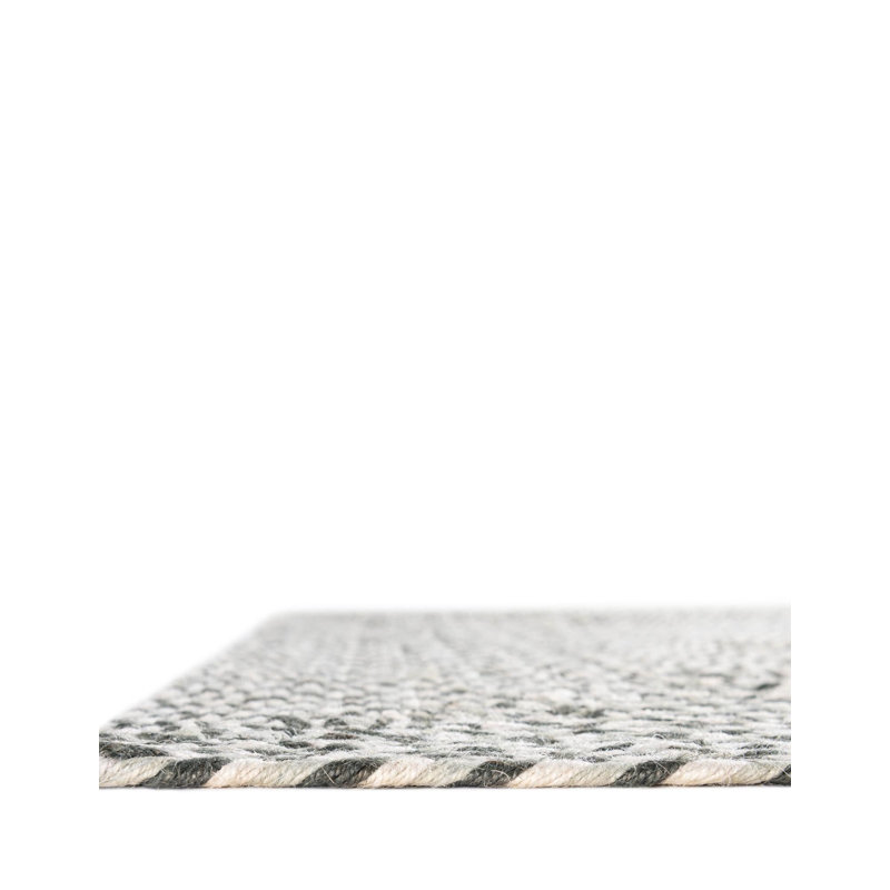 Contemporary Aideen Area Rug Grey, Round 2'