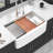 White Ceramic 33" Kitchen Sink Workstation - Construction, Resistance To And Scratches, Space Ledges, Stain- Surface, Deep Basin Sink, Includes Dish Grid, Basket Strainer, Cutting Board, Drain 33