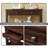 36" Wide 4 - Drawer Credenza Office Storage Cabinet With Open Storage-498799670