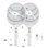 WBM Smart Electric Fly Swatter Racket, Rechargeable Bug Zapper, Medium-2PK