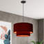 Lustre tambour 3 lumières Gracia