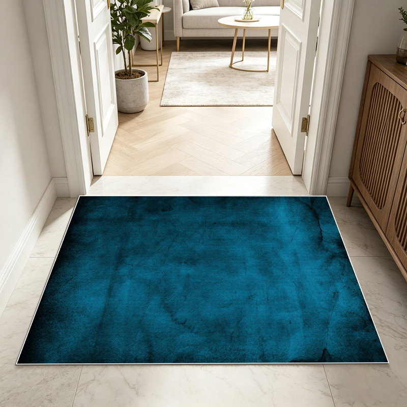 Gradient abstract style carpet, vintage distressed texture floor rug, soft washable low-pile carpet, suitable for living rooms, bedrooms, offices, home decoration