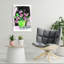 Peony Party Whimsical Abstract Contemporary Wall Art Print 1 Piece Wrapped Canvas Wall Art-1789246672